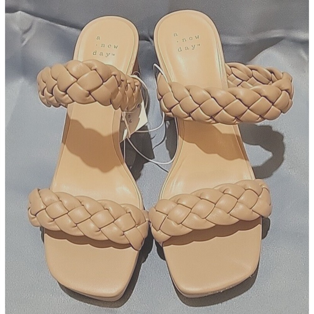 Women's Tiana Mule Heels - A New Day - brown - size 11